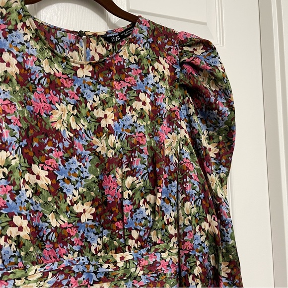 NWT ZARA Floral Dress - Picture 3 of 6